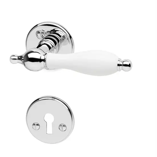 Habo - Dørgreb A9686 Hvid/Krom