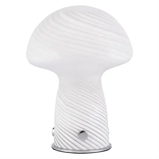 Elpe - Mushroom Bordlampe - Hvid - 20 cm høj