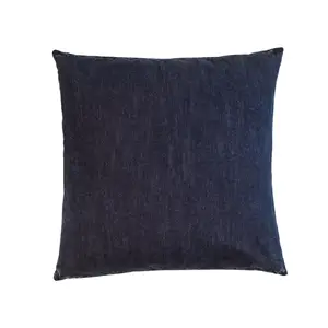 Never - Pudebetræk - Denim - Denim Midnight Blue - 50x50 cm