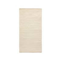 Rug Solid - Bomuldstæppe, dessert white - 60x90 cm.
