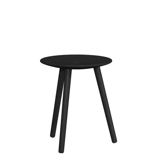 NovoForm - Skammel - Di VOLO Stool - Sort Eg - 45 cm