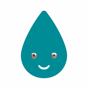 Image of Roommate - "Drops Hooks" Knag - Petrol blå