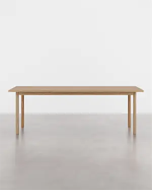 WB Manufaktur - Spisebord 220x90cm i egetræ - ESSENTIAL OAK