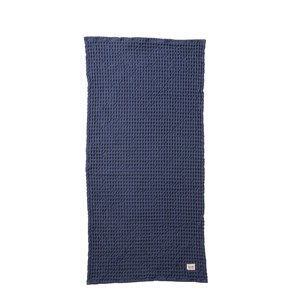 Image of Ferm living - økologisk håndklæde blå (50 x 100 cm)