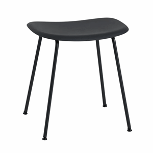 Image of Muuto - Fiber Stool Tube Base - Skammel - Sort/Sort