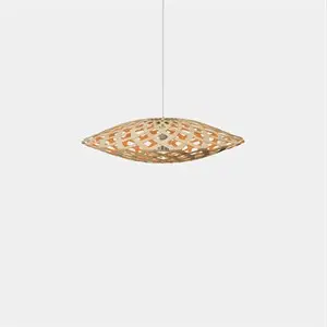 David Trubridge - Flax Pendel - Orange, 80 cm