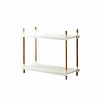 Cane Line - Frame Reol System (H: 84 cm) - Hvid