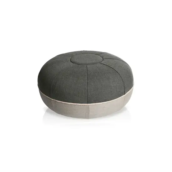 Fritz Hansen - Pouf Small - Slate - Grå og beige - Ø 50 cm