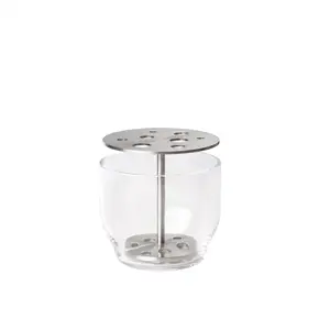 Fritz Hansen - Ikebana Vase Small - Steel - 12x13 cm
