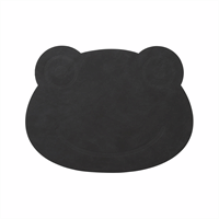 LindDNA - Dækkeserviet - Kids Table Mat "Frog" - Nupo black