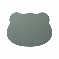 LindDNA - Dækkeserviet - Kids Table Mat "Frog" - Nupo pastel green