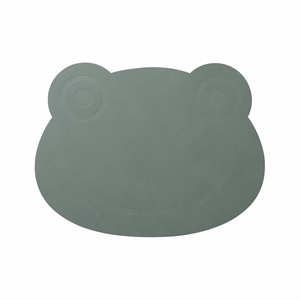 LindDNA - Dækkeserviet - Kids Table Mat "Frog" - Nupo pastel green