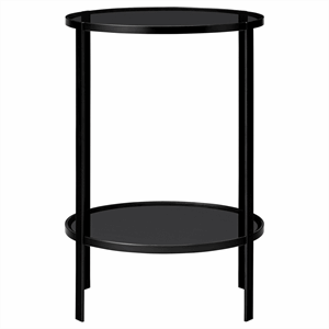Image of AYTM - FUMI - Sidebord - Sort - (Højde: 58 cm)