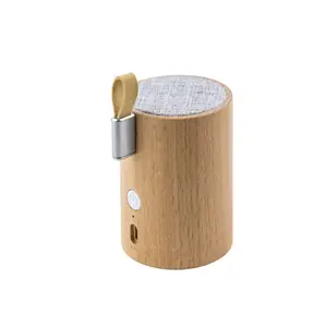 Gingko - Drum Light Bluetooth Speaker Natural Beech Wood