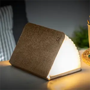 Gingko - LED Smart Fabric Booklight- Coffee Brown
