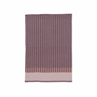 Ferm Living - "Grain Jacquard" Viskestykke - Bordeaux