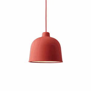Image of Muuto pendel - "Grain" Pendant i støvet rød