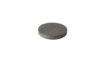Image of Muuto - Groove bordkåner i marmor (Ø 16 cm) - grå