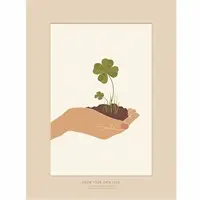 ViSSEVASSE - Grown Your Own Luck - 50x70 cm