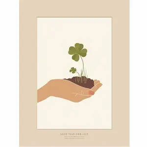 ViSSEVASSE - Grown Your Own Luck - 50x70 cm