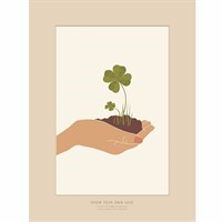 ViSSEVASSE - Grown Your Own Luck - 30x40 cm
