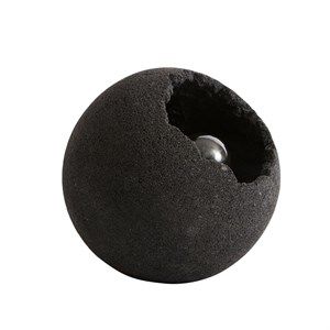 Image of Muubs - Gulvlampe Crust - Sort lavasten