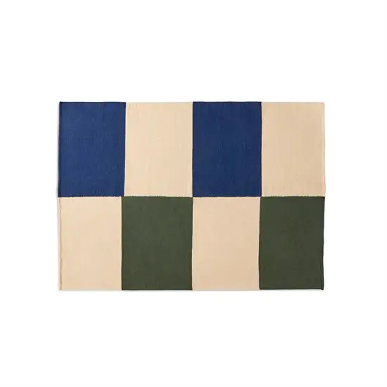 Hay - Tæppe - Ethan cook flat works - peach green check - str. 170 x 240 cm 