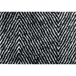 Image of Skriver Collection måtte - Trendmat delux - Herringbone sort 150x200