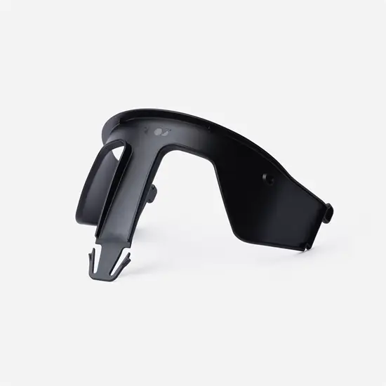 Sort bøjle til KLAPP® højstol, lavet af genbrugsplast, ikke monteret.