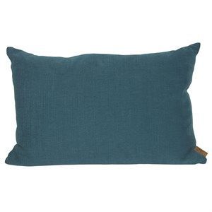 Skriver Collection pude - Hotmadi pude i petroleum 40x60
