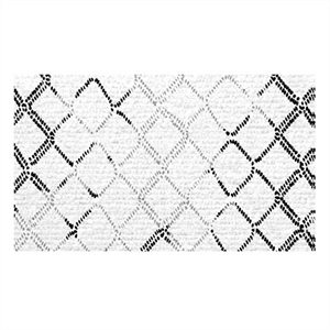 Image of Skriver Collection - Tæppe "Harlequin White" - 85x150 cm