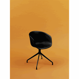Hay - About a chair AAC21 (black powder coated aluminium/leather sierra)