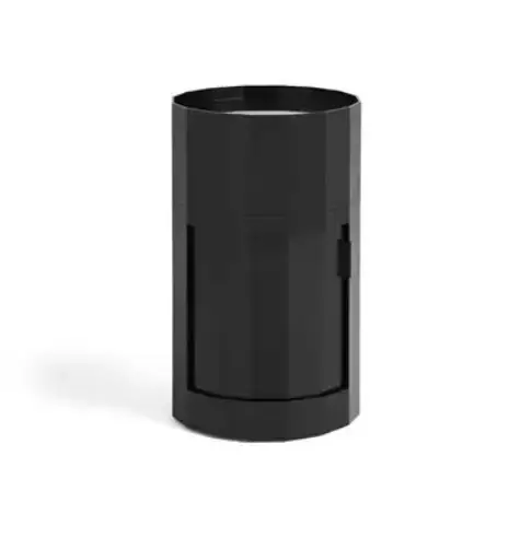 Hay - Facet Cabinet - High - Anthracite - sidebord med hjul