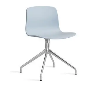 Hay - AAC10 Poleret aluminium 4-stjernet drejefod Standard glider - Skiferblå 2.0