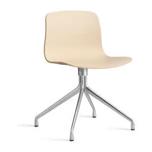 Hay - AAC10 Poleret aluminium 4-stjernet drejefod Standard glider - Bleg fersken 2.0