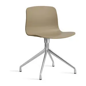 Hay - AAC10 Poleret aluminium 4-stjernet drejefod Standard glider - Ler 2.0