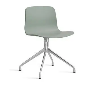 Hay - AAC10 Poleret aluminium 4-stjernet drejebase Standard glider - Efterårsgrøn 2.0