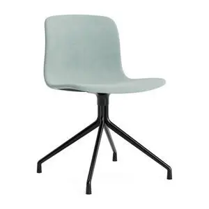 Hay - AAC11 Sort pulverlakeret aluminium 4-stjernet drejefod Standard glider - Sort