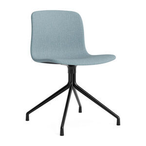 Hay - AAC11 Sort pulverlakeret aluminium 4-stjernet drejefod Standard glider - Sort