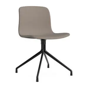 Hay - AAC11 Sort pulverlakeret aluminium 4-stjernet drejefod Standard glider - Sort