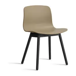 Hay - AAC12 Sortlakeret egetræ med 4 ben Standard glider - Ler 2.0