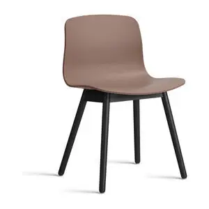 Hay - AAC12 Sortlakeret eg 4-benet fod Standard glider - Blød mursten 2.0
