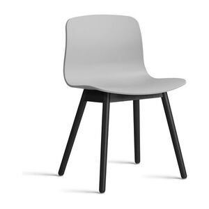 Hay - AAC12 Sortlakeret eg 4-benet fod Standard glider - Betongrå 2.0
