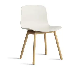 Hay - AAC12 Lacquered oak 4 leg base Standard glider - Melange cream 2.0