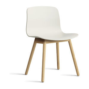 Hay - AAC12 Lacquered oak 4 leg base Standard glider - Melange cream 2.0