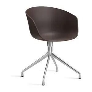 Hay - AAC20 Poleret aluminium 4-stjernet drejefod Standard glider - Rosin 2.0