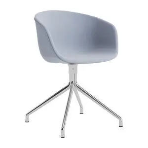 Hay - AAC21 Poleret aluminium 4-stjernet drejefod Standard glider