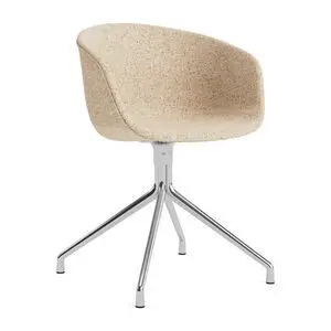 Hay - AAC21 Poleret aluminium 4-stjernet drejefod Standard glider