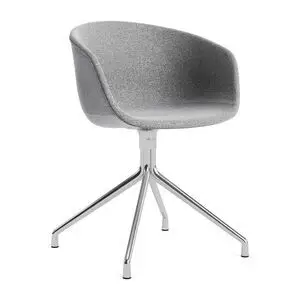 Hay - AAC21 Poleret aluminium 4-stjernet drejefod Standard glider