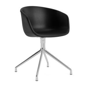 Hay - AAC21 Poleret aluminium 4-stjernet drejefod Standard glider